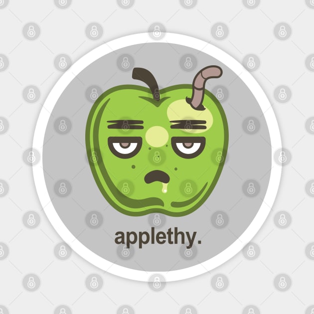 Granny Smith Applethy Magnet by JollyHedgehog